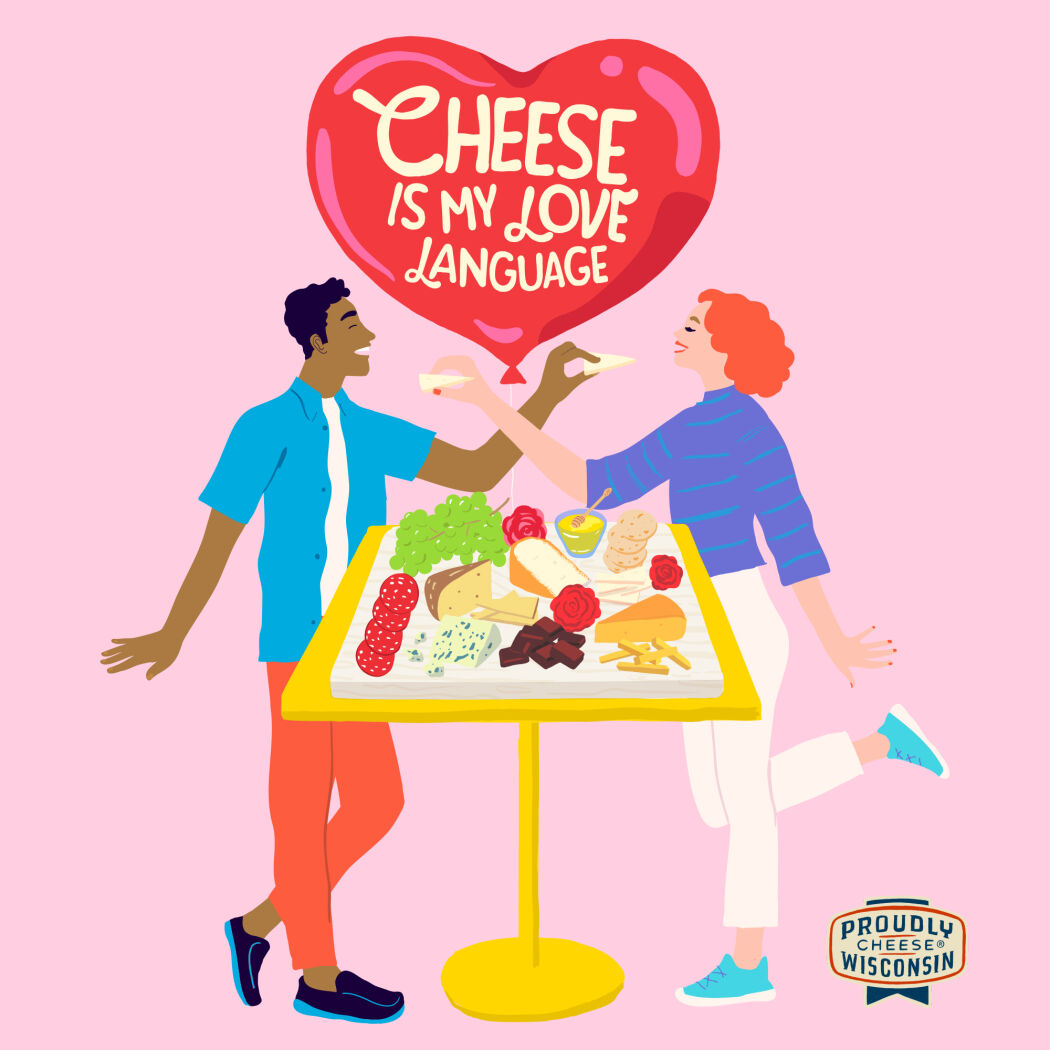 Illustrated and animated advertising film for Wisconsin Cheese by the graphic designer Erica Jacobson