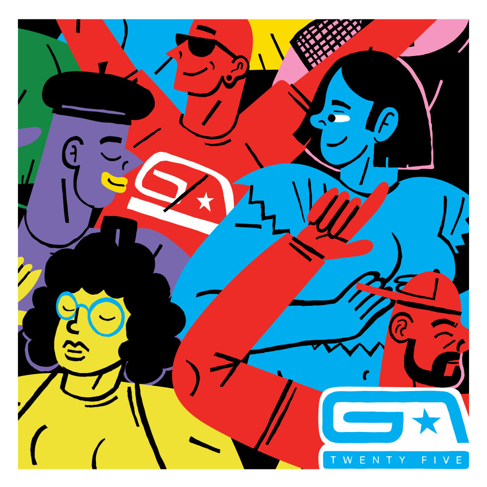 Branding Illustration concept for Groove Armada by Fredde Lanka