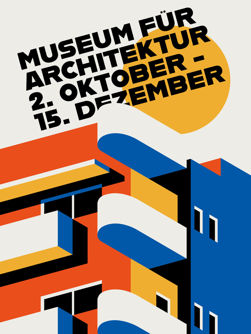 Bauhaus poster illustrated by Bo Lundberg