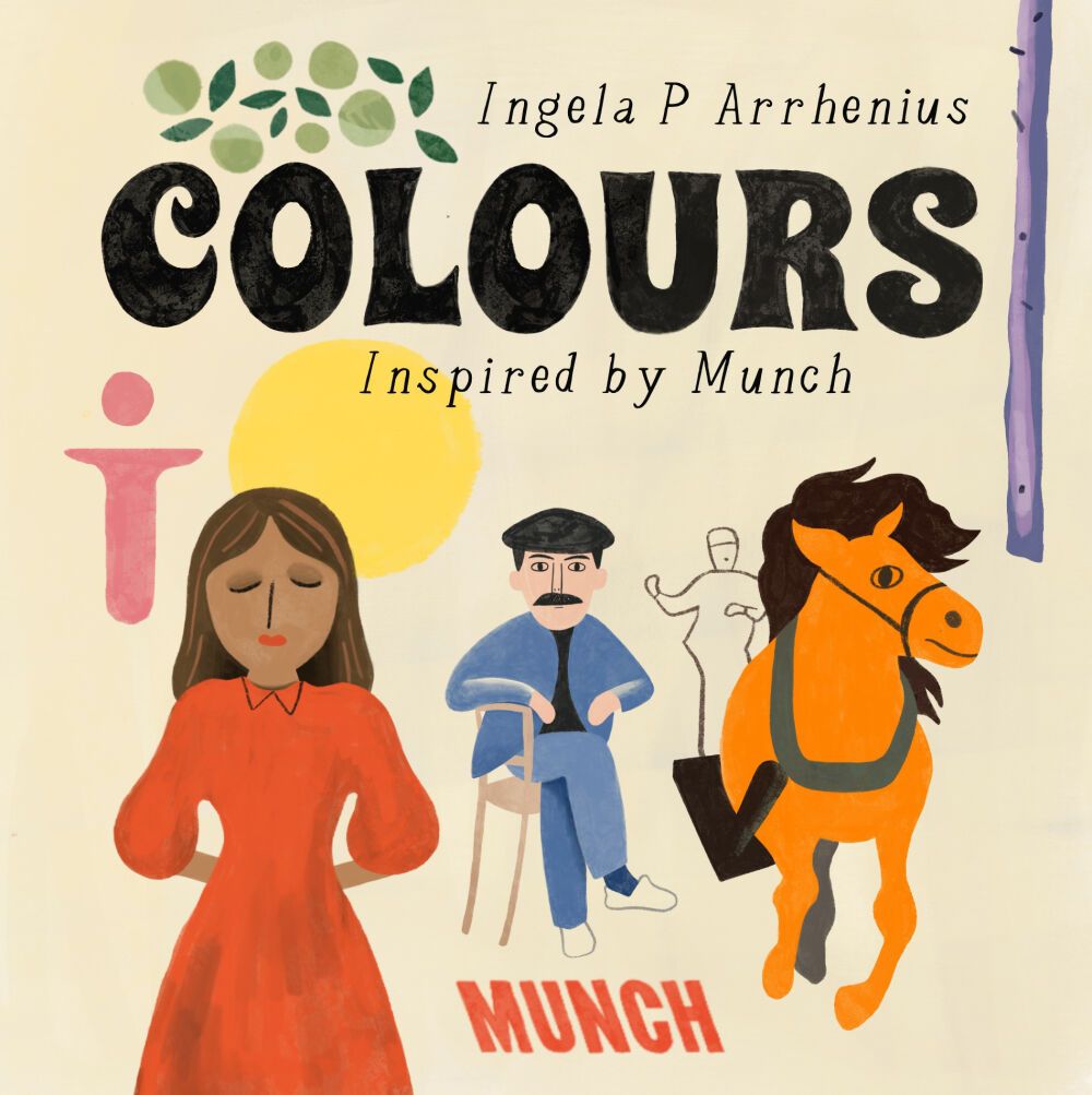 Cover Illustrations for Munch museum´s flap books by Ingela P Arrhenius.