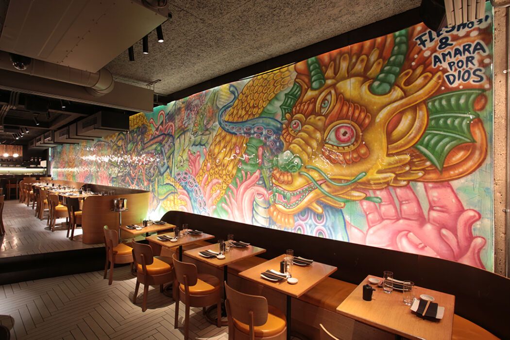 Mural art interior by the artist Amara Por Dios