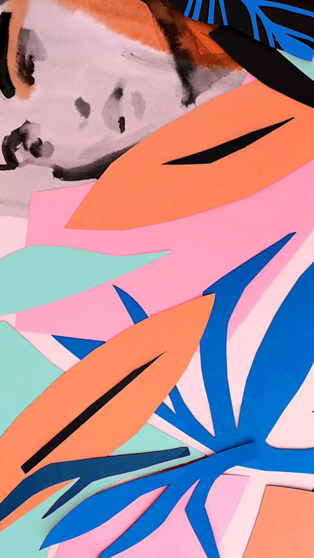 Illustration collage artwork by the artist STINA PERSSON