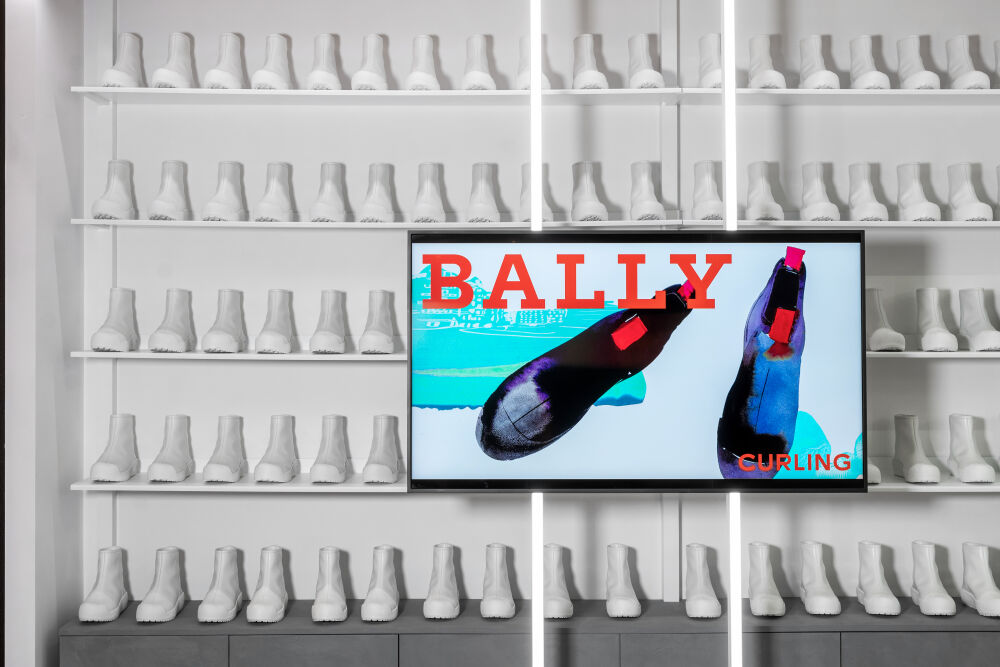 Branding advertising illustrations by Stina Persson for Bally